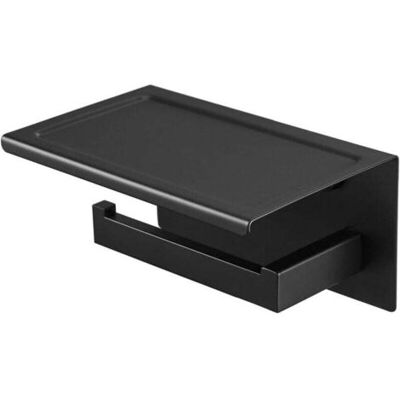 ABYSSE Toilette Porte-papier Hygiénique(noire) Pour Téléphone Portable Etagère De Rangement Peinture - Publicité ABYSSE Toilette Porte-papier Hygiénique(noire) Pour Téléphone Portable Etagère De Rangement Peinture - Publicité
