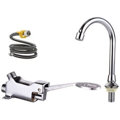 URSUS Mitigeur De Lavabo Robinet À Pédale Ensemble De Robinets De Lavabo De Laboratoire Médical/de Salle De Bains, - Publicité URSUS Mitigeur De Lavabo Robinet À Pédale Ensemble De Robinets De Lavabo De Laboratoire Médical/de Salle De Bains, - Publicité