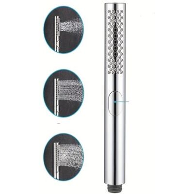 ABYSSE Pommeau De Douche Monobloc À 3 Fonctions – Douchette À Main Avec Barre Universelle Et Débit Puissant - Publicité ABYSSE Pommeau De Douche Monobloc À 3 Fonctions – Douchette À Main Avec Barre Universelle Et Débit Puissant - Publicité