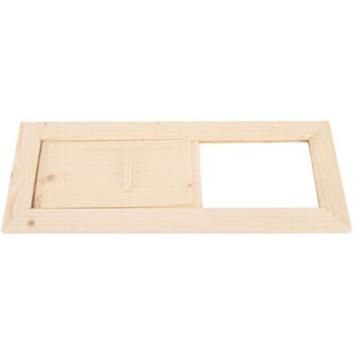 ABYSSE Grille D'Aération Rectangulaire En Bois, Accessoire De Sauna Pour Hammam - Publicité ABYSSE Grille D'Aération Rectangulaire En Bois, Accessoire De Sauna Pour Hammam - Publicité