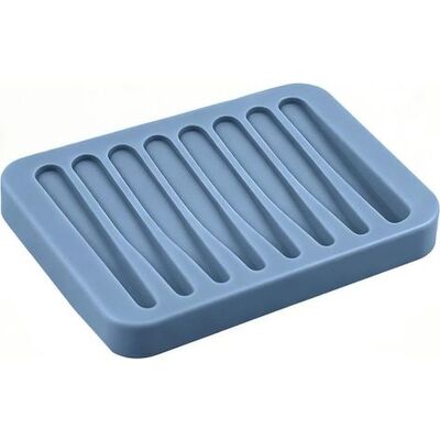 Zanussi Porte Savon En Silicone Bleu Pour Salle De Bain, Douche, Porte Savon Auto Drainant Antidérapant Pour Garder Les Barres De Savon Sèches Propres, Prolonger La Durée De Vie, Convient Pour Salle De Bain - Publicité Zanussi Porte Savon En Silicone Bleu Pour Salle De Bain, Douche, Porte Savon Auto Drainant Antidérapant Pour Garder Les Barres De Savon Sèches Propres, Prolonger La Durée De Vie, Convient Pour Salle De Bain - Publicité