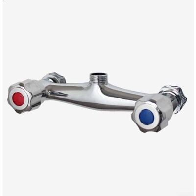 ABYSSE Mitigeur De Douche De Salle De Bain, Robinet En Laiton Double Sortie Chromée, Mitigeur Thermostatique Pour Barre De Douche, Robinet D'Eau Mural À Double Contrôle - Publicité ABYSSE Mitigeur De Douche De Salle De Bain, Robinet En Laiton Double Sortie Chromée, Mitigeur Thermostatique Pour Barre De Douche, Robinet D'Eau Mural À Double Contrôle - Publicité
