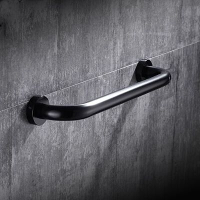SCORPIO Barre D'Appui Wc Barre D’appui En Acier Inox Poignée De Baignoires Porte Serviette Mural Poignée De Baignoire De Salle De Bain, Noir (30cm) - Publicité SCORPIO Barre D'Appui Wc Barre D’appui En Acier Inox Poignée De Baignoires Porte Serviette Mural Poignée De Baignoire De Salle De Bain, Noir (30cm) - Publicité