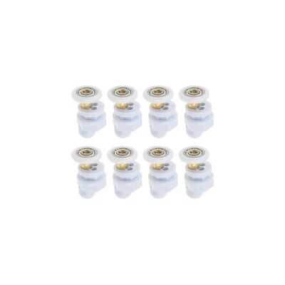 OEM 8pcs 23mm Rouleaux De Porte De Douche Salle De Bain Poulies De Porte Coulissantes En Verre Roues De Rechange Ultrasilencieuses Roues De 23mm De Diamètre Pour Porte De Douche Hammam - Publicité OEM 8pcs 23mm Rouleaux De Porte De Douche Salle De Bain Poulies De Porte Coulissantes En Verre Roues De Rechange Ultrasilencieuses Roues De 23mm De Diamètre Pour Porte De Douche Hammam - Publicité