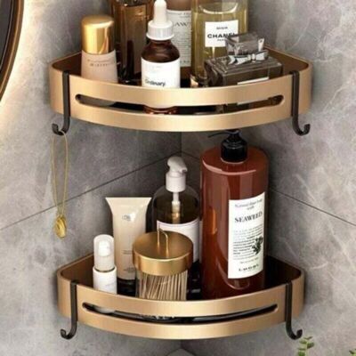OEM Lot De 2 Etagère De Douche D'Angle Sans Perçetagère Salle De Bain Adhésif Acier Inoxydable Triangle Panier Rangement ,shampoing Savon Avec Crochet - Publicité OEM Lot De 2 Etagère De Douche D'Angle Sans Perçetagère Salle De Bain Adhésif Acier Inoxydable Triangle Panier Rangement ,shampoing Savon Avec Crochet - Publicité