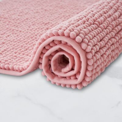 OEM Tapis De Bain Antidérapant En Chenille - Super Absorbant, Lavable En Machine, Pour Salle De Bain, Douche, Baignoire Ou Wc - Rose 40x60 Cm - Publicité OEM Tapis De Bain Antidérapant En Chenille - Super Absorbant, Lavable En Machine, Pour Salle De Bain, Douche, Baignoire Ou Wc - Rose 40x60 Cm - Publicité