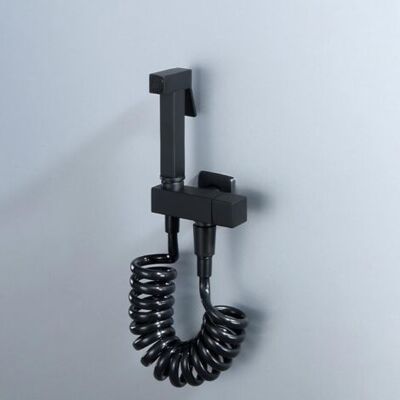 ABYSSE Pulvérisateur De Bidet À Main Pour Toilette Laiton Mural Kit Douchette Wc Haute Pression Pulvérisateur De Toilette Kit De Pulvérisateur De Bidet Avec Tuyau De Douche, Vanne D'Équerre,eau Froide,noir [ - Publicité ABYSSE Pulvérisateur De Bidet À Main Pour Toilette Laiton Mural Kit Douchette Wc Haute Pression Pulvérisateur De Toilette Kit De Pulvérisateur De Bidet Avec Tuyau De Douche, Vanne D'Équerre,eau Froide,noir [ - Publicité
