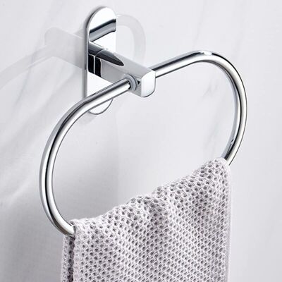 MOXIE Anneau Porte-serviettes Sans Perçage, Porte-serviettes Rond, Porte-serviettes De Salle De Bain En Acier Inoxydable, Adhésif Breveté, Porte-serviettes Autocollant, Crochet Porte-serviettes Autocollant - Publicité MOXIE Anneau Porte-serviettes Sans Perçage, Porte-serviettes Rond, Porte-serviettes De Salle De Bain En Acier Inoxydable, Adhésif Breveté, Porte-serviettes Autocollant, Crochet Porte-serviettes Autocollant - Publicité