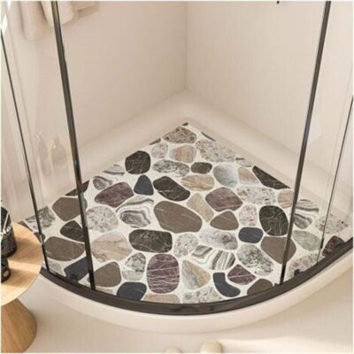 Vision Tapis De Douche D'Angle Antidérapant, Tapis De Bain En Luffa Anti-moisissure, Tapis De Cabine De Douche Pour Baignoire, Motifs Géométriques, Lavable, 55 Cm - Publicité Vision Tapis De Douche D'Angle Antidérapant, Tapis De Bain En Luffa Anti-moisissure, Tapis De Cabine De Douche Pour Baignoire, Motifs Géométriques, Lavable, 55 Cm - Publicité