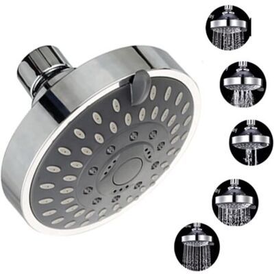 ABYSSE Pommeau De Douche Suspendu Multifonction À 5 Vitesses, Buse Abs, Économie D'Eau, Massage, Brumisateur, Douche De Salle De Bain D'Hôtel - Publicité ABYSSE Pommeau De Douche Suspendu Multifonction À 5 Vitesses, Buse Abs, Économie D'Eau, Massage, Brumisateur, Douche De Salle De Bain D'Hôtel - Publicité