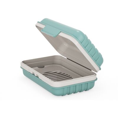 Generic Porte-savon, Support Pour Savonnette De Douche, Étui À Savon En Plastique Avec Couvercle Pour La Salle De Sport, Boîte À Savon De Voyage - Publicité Generic Porte-savon, Support Pour Savonnette De Douche, Étui À Savon En Plastique Avec Couvercle Pour La Salle De Sport, Boîte À Savon De Voyage - Publicité