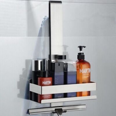 SANS MARQUE Etagere Douche Suspendue – Etagere Salle De Bain En Acier Inoxydable Pour Suspendre La Paroi De Douche En Verre, Panier De Douche Avec Crochet Pour Porte En Verre Sans Cadre,de - Publicité SANS MARQUE Etagere Douche Suspendue – Etagere Salle De Bain En Acier Inoxydable Pour Suspendre La Paroi De Douche En Verre, Panier De Douche Avec Crochet Pour Porte En Verre Sans Cadre,de - Publicité