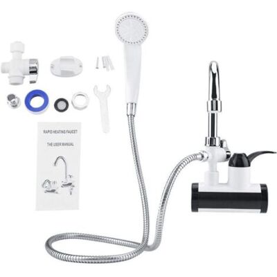 ABYSSE Chauffe-eau Électrique Robinet Électrique Instantané Chauffe-eau Chaude Et Froide Robinet De Chauffage Sans Réservoir Pommeau De Douche Avec Affichage De La Température(2) - Publicité ABYSSE Chauffe-eau Électrique Robinet Électrique Instantané Chauffe-eau Chaude Et Froide Robinet De Chauffage Sans Réservoir Pommeau De Douche Avec Affichage De La Température(2) - Publicité