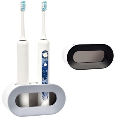 ABYSSE Porte Brosse A Dent Electrique Lot De 2, Porte Brosse À Dents Electrique Mural Drainable, Rangement Brosse A Dent Electrique, Support Mural Brosse À Dents Electrique (noir + Gris) - Publicité ABYSSE Porte Brosse A Dent Electrique Lot De 2, Porte Brosse À Dents Electrique Mural Drainable, Rangement Brosse A Dent Electrique, Support Mural Brosse À Dents Electrique (noir + Gris) - Publicité