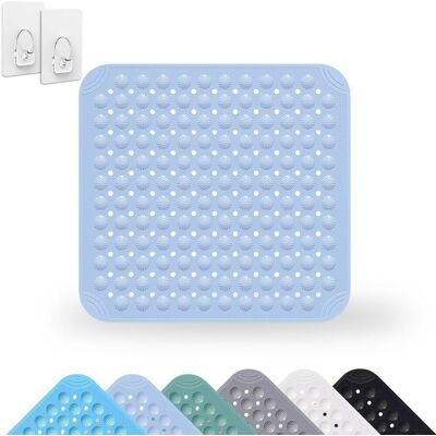 GRASSLIN 1 Tapis De Douche, Pvc Antidérapant, Ventouses, Trou De Drainage, Lavable Machine, Salle De Bain - Publicité GRASSLIN 1 Tapis De Douche, Pvc Antidérapant, Ventouses, Trou De Drainage, Lavable Machine, Salle De Bain - Publicité