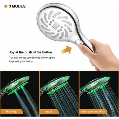 SANS MARQUE Pommeau De Douche , Douchette De Douche Avec Lcd Affichag De Température Digital - Publicité SANS MARQUE Pommeau De Douche , Douchette De Douche Avec Lcd Affichag De Température Digital - Publicité