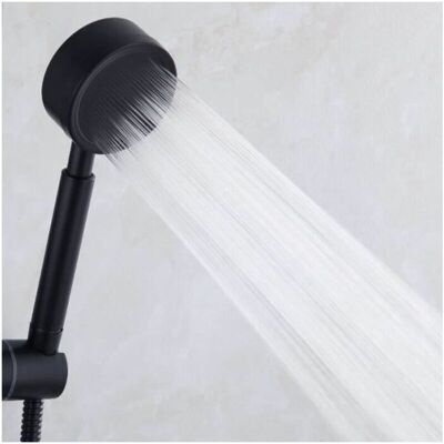 SANS MARQUE Pommeau De Douche À Main Haute Pression Mural En Acier Inoxydable Noir Pour Salle De Bain Ensemble De Tuyaux De 1,5 Msalle De Bains - Publicité SANS MARQUE Pommeau De Douche À Main Haute Pression Mural En Acier Inoxydable Noir Pour Salle De Bain Ensemble De Tuyaux De 1,5 Msalle De Bains - Publicité