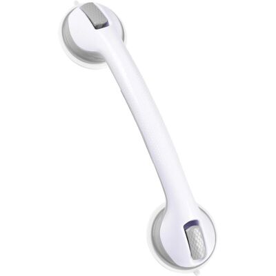 ACKERMAN Barre D'Appui Pour Salle De Bain Et Douche, Poignée De Douche Robuste À Ventouse De 40 Cm, Barre D'Appui De Baignoire Amovible Et Étanche, Grise Et Blanche, Pour Femmes Âgées Et Enceintes - Publicité ACKERMAN Barre D'Appui Pour Salle De Bain Et Douche, Poignée De Douche Robuste À Ventouse De 40 Cm, Barre D'Appui De Baignoire Amovible Et Étanche, Grise Et Blanche, Pour Femmes Âgées Et Enceintes - Publicité