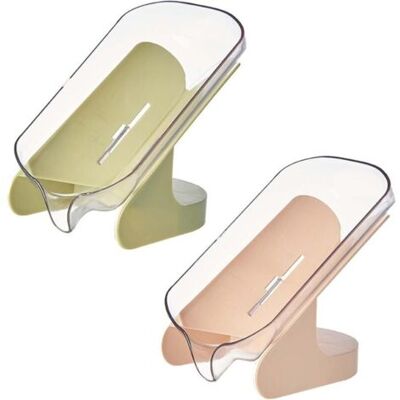 ABYSSE 2 Pièces Plastique Porte Savon Boîte,porte Drainant,vidage Salle De Bain Support Savon,antidérapant,pour Éponges Salle De Bains Cuisine (vert Et Jaune) - Publicité ABYSSE 2 Pièces Plastique Porte Savon Boîte,porte Drainant,vidage Salle De Bain Support Savon,antidérapant,pour Éponges Salle De Bains Cuisine (vert Et Jaune) - Publicité