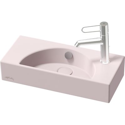 Lave-mains Compact 50 Cm Jacob Delafon Odéon Rive Gauche 1 Trou De Robinetterie À Droite Rose Pâle Satiné Avec Bonde - Publicité Lave-mains Compact 50 Cm Jacob Delafon Odéon Rive Gauche 1 Trou De Robinetterie À Droite Rose Pâle Satiné Avec Bonde - Publicité