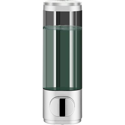 GRASSLIN 1 - Distributeur De Savon - Distributeur De Shampooing - Plastique Abs - Montage Mural Sans Perçage - Pour Salle De Bain Et Cuisine - Argenté - 300ml - Publicité GRASSLIN 1 - Distributeur De Savon - Distributeur De Shampooing - Plastique Abs - Montage Mural Sans Perçage - Pour Salle De Bain Et Cuisine - Argenté - 300ml - Publicité
