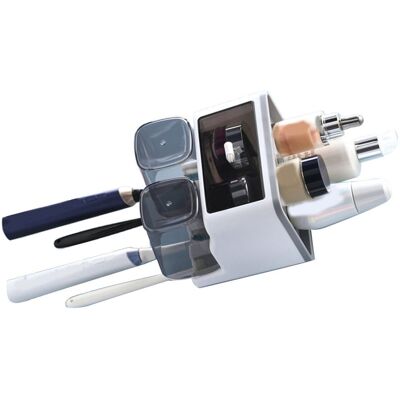 HEAT Étagère Murale Sans Perçage Pour Brosses À Dents, Porte-gobelets Pour Bain De Bouche, Support De Rangement Pour Toilettes, Blanc, 2 Gobelets - Publicité HEAT Étagère Murale Sans Perçage Pour Brosses À Dents, Porte-gobelets Pour Bain De Bouche, Support De Rangement Pour Toilettes, Blanc, 2 Gobelets - Publicité