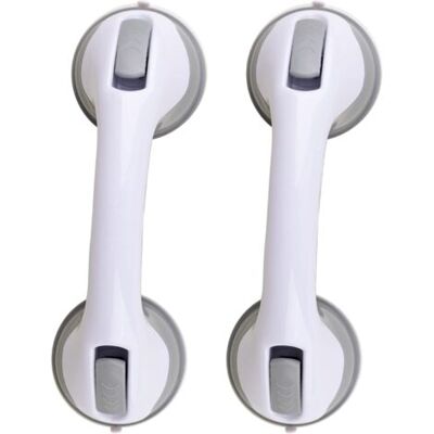 ABYSSE Barres D'Appui Mises À Jour (2025) Pour Baignoires Et Douches, Poignées À Ventouse, Barre D'Appui De 30 Cm (12 Po) - Aide À L'Équilibre Uniquement Pour Carrelage, Verre, Plastique Dur, Personnes Handi - Publicité ABYSSE Barres D'Appui Mises À Jour (2025) Pour Baignoires Et Douches, Poignées À Ventouse, Barre D'Appui De 30 Cm (12 Po) - Aide À L'Équilibre Uniquement Pour Carrelage, Verre, Plastique Dur, Personnes Handi - Publicité