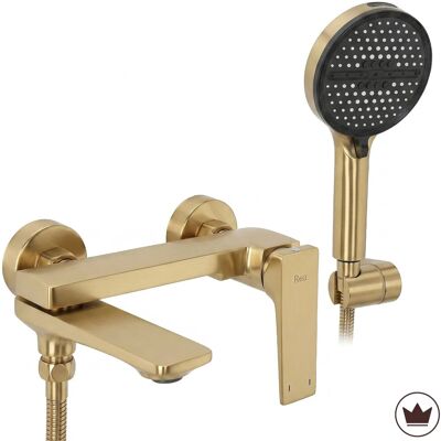 Robinet De Baignoire Rea Premium Prime Brush Gold - Publicité Robinet De Baignoire Rea Premium Prime Brush Gold - Publicité