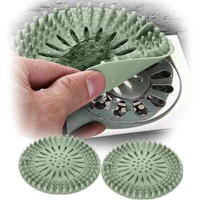 Generic 2pcs Grille D'Évacuation De Douche En Tpr Avec Récupérateur De Cheveux, Adaptée Aux Lavabos, Cuisines, Salles De Bains Et Baignoires, Verte - Publicité Generic 2pcs Grille D'Évacuation De Douche En Tpr Avec Récupérateur De Cheveux, Adaptée Aux Lavabos, Cuisines, Salles De Bains Et Baignoires, Verte - Publicité