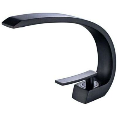 ABYSSE Mitigeur Lavabo Moderne , Économie D'Eau, Robinet De Lavabo De Salle Cascade Robinet Robinet De Toilette Salle De Bain Robinet Créatif Noir - Publicité ABYSSE Mitigeur Lavabo Moderne , Économie D'Eau, Robinet De Lavabo De Salle Cascade Robinet Robinet De Toilette Salle De Bain Robinet Créatif Noir - Publicité