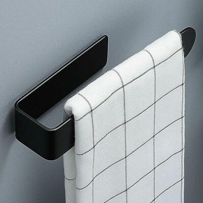 Generic Porte-serviettes Salle De Bain Anneau Porte Serviette Ouvert De Style Européen Mural Auto-adhésif Sans Perçage, Sus 304 Inoxydable Noir 20cm - Publicité Generic Porte-serviettes Salle De Bain Anneau Porte Serviette Ouvert De Style Européen Mural Auto-adhésif Sans Perçage, Sus 304 Inoxydable Noir 20cm - Publicité