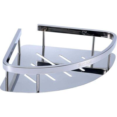 ABCRITAL Étagère D’angle Douche Ventouse Triangulaire En Acier Inoxydable 304 Panier De Douche Rangement Serviteur De Douche Pour Salle De Baintoilette - Publicité ABCRITAL Étagère D’angle Douche Ventouse Triangulaire En Acier Inoxydable 304 Panier De Douche Rangement Serviteur De Douche Pour Salle De Baintoilette - Publicité