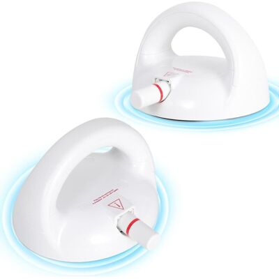 ACKERMAN Barre D'Appui De Douche À Ventouse Pour Baignoire Et Douche, 12,7 Cm, Capacité De Charge De 181 Kg, Sécurité Améliorée Pour Personnes Âgées, Blanche, Lot De 2 - Publicité ACKERMAN Barre D'Appui De Douche À Ventouse Pour Baignoire Et Douche, 12,7 Cm, Capacité De Charge De 181 Kg, Sécurité Améliorée Pour Personnes Âgées, Blanche, Lot De 2 - Publicité
