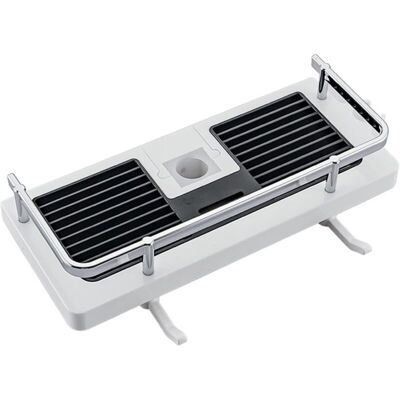 MOXIE Étagère De Douche Sans Perçage, Étagère De Douche, Étagère De Rangement, Barre De Douche Multifonction, Accessoire De Salle De Bain Pratique Pour Salle De Bain - Publicité MOXIE Étagère De Douche Sans Perçage, Étagère De Douche, Étagère De Rangement, Barre De Douche Multifonction, Accessoire De Salle De Bain Pratique Pour Salle De Bain - Publicité