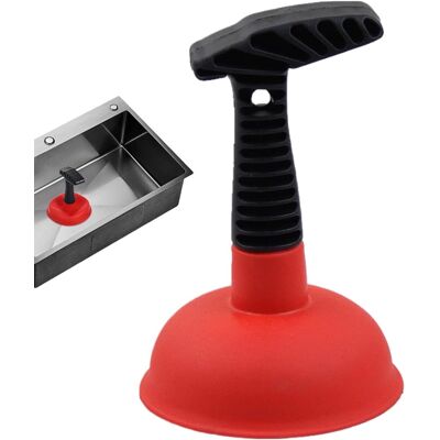 GRASSLIN 1 Ventouse, Caoutchouc Durable, 11x16,5 Cm, Pour Évier Toilettes Douche Lavabo Baignoire Cuisine Salle De Bain - Publicité GRASSLIN 1 Ventouse, Caoutchouc Durable, 11x16,5 Cm, Pour Évier Toilettes Douche Lavabo Baignoire Cuisine Salle De Bain - Publicité