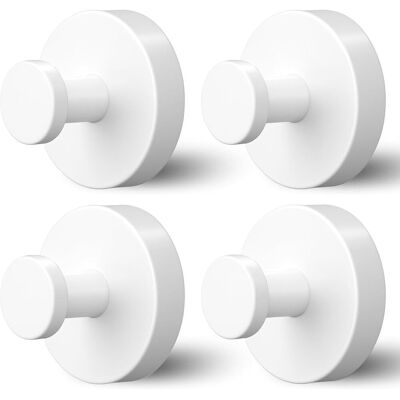 GRASSLIN 4 Pcs - Crochet Ventouse - Accessoire Salle De Bain - Fixation Sans Percer Pour Carrelage Et Verre - Support Jusqu'à 7 Kg - Blanc - Publicité GRASSLIN 4 Pcs - Crochet Ventouse - Accessoire Salle De Bain - Fixation Sans Percer Pour Carrelage Et Verre - Support Jusqu'à 7 Kg - Blanc - Publicité