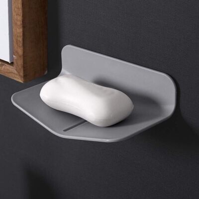 OEM Porte-savon Mural Porte-savon Sans Trou Perforé Porte-savon De Toilette Porte-savon Mural Sans Ventouse Porte-savon Auto-drainant Utipsé Dans La Salle De Bain Douche Distributeur De Savon (gris) - Publicité OEM Porte-savon Mural Porte-savon Sans Trou Perforé Porte-savon De Toilette Porte-savon Mural Sans Ventouse Porte-savon Auto-drainant Utipsé Dans La Salle De Bain Douche Distributeur De Savon (gris) - Publicité