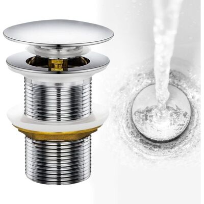 PELTOR Enowelir Bonde De Lavabo, Bouchon Lavabo Système De Vidage Pop-up Bonde Clic Clac, Vidage Salle De Bain Acier Inoxydable Sans Trop-plein Anti-colmatage Argent Pour Vasque Salle De Bain Avec Universel - Publicité PELTOR Enowelir Bonde De Lavabo, Bouchon Lavabo Système De Vidage Pop-up Bonde Clic Clac, Vidage Salle De Bain Acier Inoxydable Sans Trop-plein Anti-colmatage Argent Pour Vasque Salle De Bain Avec Universel - Publicité