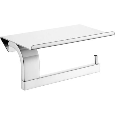OEM Porte-papier Hygiénique Classique Avec Étagère En Acier Inoxydable Porte-rouleau De Papier De Soie Support Mural Wc Accessoires De Salle De Bain,argent - Publicité OEM Porte-papier Hygiénique Classique Avec Étagère En Acier Inoxydable Porte-rouleau De Papier De Soie Support Mural Wc Accessoires De Salle De Bain,argent - Publicité