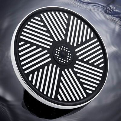 Zanussi Pommeau De Douche Effet Pluie, Pommeau De Douche Rond Pour Salle De Bain, En Acier Inoxydable 304, Avec Angle De Jet Réglable, Finition Chromée, Installation Universelle, 22,5 X 22,5 X 8 Cm - Publicité Zanussi Pommeau De Douche Effet Pluie, Pommeau De Douche Rond Pour Salle De Bain, En Acier Inoxydable 304, Avec Angle De Jet Réglable, Finition Chromée, Installation Universelle, 22,5 X 22,5 X 8 Cm - Publicité