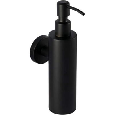 URSUS Distributeur De Savon En Acier Inoxydable Noir - Distributeur Mural Pour Salle De Bain (acier Inoxydable (noir), Forme Ronde) - Publicité URSUS Distributeur De Savon En Acier Inoxydable Noir - Distributeur Mural Pour Salle De Bain (acier Inoxydable (noir), Forme Ronde) - Publicité