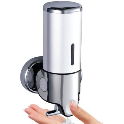 PELTOR 500ml Distributeur Savon, Distributeur Désinfectant Pour Les Mains Mural, Distributeur Savon De Cuisine Manuel, Distributeur De Shampoing Et Gel Douche, Pour Hôtel De Toilette De Salle De Bain - Publicité PELTOR 500ml Distributeur Savon, Distributeur Désinfectant Pour Les Mains Mural, Distributeur Savon De Cuisine Manuel, Distributeur De Shampoing Et Gel Douche, Pour Hôtel De Toilette De Salle De Bain - Publicité