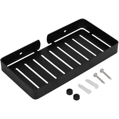 BRAST Ymyny étagère De Salle De Bain Porte - Savon Support Mural En Acier Inoxydable Pour Support De Drain, Support De Rangement Pour Panier Pour Organisateur De Salle De Bain(noir) - Publicité BRAST Ymyny étagère De Salle De Bain Porte - Savon Support Mural En Acier Inoxydable Pour Support De Drain, Support De Rangement Pour Panier Pour Organisateur De Salle De Bain(noir) - Publicité