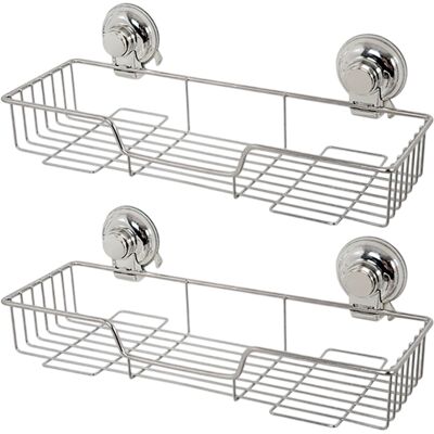OEM Lot De 2 Panier Douche, Ventouse, Acier Inoxydable 304, Égouttage Rapide, Crochet Antidérapant, Salle De Bain - Publicité OEM Lot De 2 Panier Douche, Ventouse, Acier Inoxydable 304, Égouttage Rapide, Crochet Antidérapant, Salle De Bain - Publicité