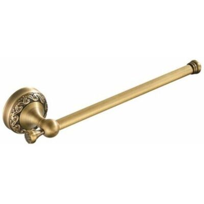 BRAST Porte-serviettes Nouveau Porte-serviettes Rétro En Cuivre Gaufré Pour Toilettes De Salle De Bain (f8331 Barre Simple Courte Antique) - Publicité BRAST Porte-serviettes Nouveau Porte-serviettes Rétro En Cuivre Gaufré Pour Toilettes De Salle De Bain (f8331 Barre Simple Courte Antique) - Publicité