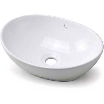 AKORD Vasque À Poser Ovale Ovalis Céramique 41 Cm Blanc - Publicité AKORD Vasque À Poser Ovale Ovalis Céramique 41 Cm Blanc - Publicité