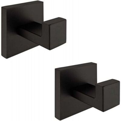URSUS 2 Pices Crochet Porte , Crochet De Manteau En Acier Inoxydable Sus304, Porte-serviettes, Crochet Mural De Salle De Bain De Style Industriel Moderne(noir) - Publicité URSUS 2 Pices Crochet Porte , Crochet De Manteau En Acier Inoxydable Sus304, Porte-serviettes, Crochet Mural De Salle De Bain De Style Industriel Moderne(noir) - Publicité