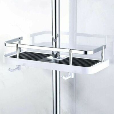 URSUS Etage De Douche Mural Réglable, Panier Salle De Bain Cuisine Rangement Fixer Sur Tuyau, Serviteur Douche Métal Anti-rouille, Support Mural Pratique Commode 30x12x6 Cm, - Publicité URSUS Etage De Douche Mural Réglable, Panier Salle De Bain Cuisine Rangement Fixer Sur Tuyau, Serviteur Douche Métal Anti-rouille, Support Mural Pratique Commode 30x12x6 Cm, - Publicité