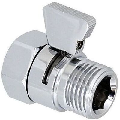 SCORPIO Robinet D'Arrêt De Douche/douchette/bidet À Piston En Laiton Contrôle De Débit Pièce De Rechange Universelle - Publicité SCORPIO Robinet D'Arrêt De Douche/douchette/bidet À Piston En Laiton Contrôle De Débit Pièce De Rechange Universelle - Publicité