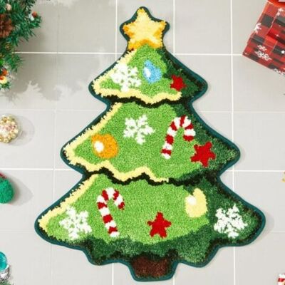 ABYSSE Tapis De Bain Sapin De Noël Pour Salon, Tapis Vert Avec Une Excellente Absorption Et Une Grande Facilité De Lavage, Tapis De Douche Antidérapant, Tapis De Porte De Baignoire Doux, Épais Et Durable, Dé - Publicité ABYSSE Tapis De Bain Sapin De Noël Pour Salon, Tapis Vert Avec Une Excellente Absorption Et Une Grande Facilité De Lavage, Tapis De Douche Antidérapant, Tapis De Porte De Baignoire Doux, Épais Et Durable, Dé - Publicité